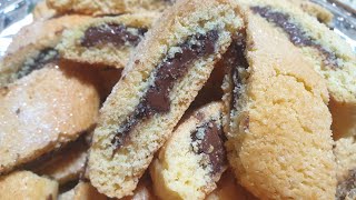 Biscotti ripieni di Nutella  Nutella biscuits [upl. by Lednek539]