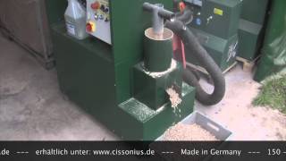 Pelletpresse quotPM200quot Holzpellets selber herstellen Cissonius GmbH [upl. by Acalia]