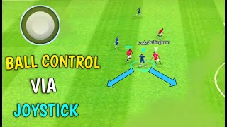 Ball Control Via Joystick🔥 Efootball 2024 Tutorial  Goalzilla [upl. by Lerat]