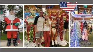 USA Honeymoon Road Trip  Exploring The Worlds Largest Christmas Shop 🎄 [upl. by Ellezig]