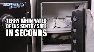 Terry WhinYates Opens Sentry Safe in Seconds [upl. by Amye]