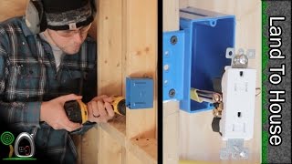 Install Electrical Part 1  Build a Workshop 21 [upl. by Gerald]