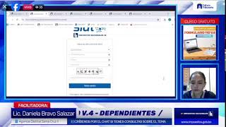 CURSO VIRTUAL GRATUITO FORMULARIO 110 V4  DEPENDIENTE [upl. by Htennek]