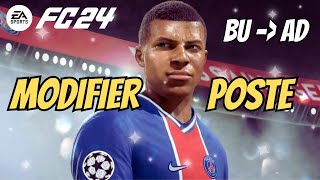 FC 24 TUTO  Comment CHANGER LE POSTE DUN JOUEUR et jouer avec [upl. by Hillman]