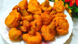 মুচমুচে ফুল কপির পাকোড়া রেসিপি । cauliflower pakora। fulkopi pakora। govi pakora। [upl. by Anaik289]