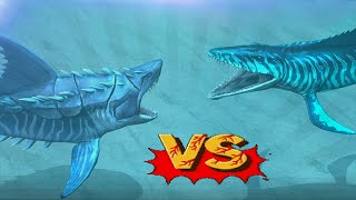 02 300 Megalodon Legion vs 1 Hybrid Mosasaurus [upl. by Ajet]