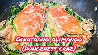 GINATAANG ALIMASAGCRAB IN COCONUT MILKhow to cook [upl. by Libna]