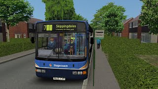 omsi 2 scunthorpe 2020 route 7 to scunthorpe skippingdales shopping centre [upl. by Kerns]