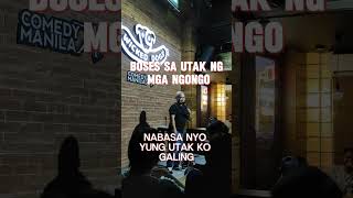 Boses sa utak ng mga ngongo standupcomedy comedymanila comedyoragon standup pinoystandup [upl. by Faunia609]