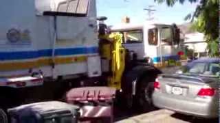 Glendale Environmental Services  Autocar Xpeditor Wayne Curbtender [upl. by Enytsirk299]