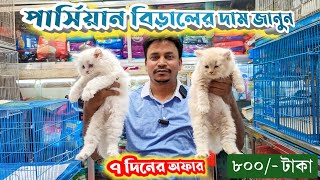 ৭ দিনের ধামাকা অফারে বিড়াল😍  Persian Cat price in Bangladesh  Katabon Animal market in Bangladesh [upl. by Redmer]