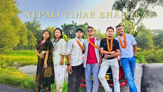 Tihar Bhaitika Special with Family  Nepali Culture Vlog Bhaitika 2024NepBongvlogs [upl. by Llednohs469]