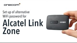 Set Up Of Alternative WiFi Password for Alcatel Link Zone [upl. by Kalindi196]