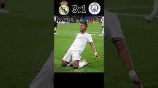 Real madrid vs Manchester city 31 UCL 2022  highlights football youtube short [upl. by Christoffer313]