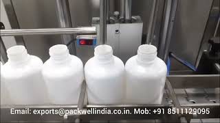 Automatic Pesticides Filling Line  Automatic Fertilizer amp bio fertilizer liquid filling line [upl. by Hickie]