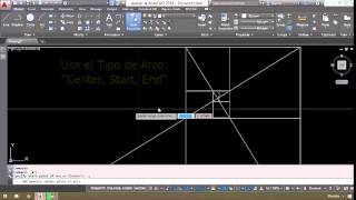 Dibujo del Rectangulo Aureo en Autocad 2015 [upl. by Harolda]