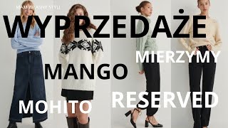 Wyprzedaże MANGO RESERVED MOHITO Mierzymy ubrania roz XL [upl. by Niamrej]