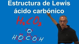 Ácido carbónico Estructura de Lewis [upl. by Aihsel]