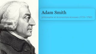 4 L’école classique en économie  Adam Smith [upl. by Lletnuahs]