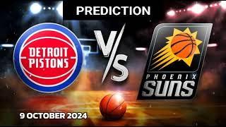 Detroit Pistons VS Phoenix Suns  NBA Match Prediction  Basketball Match Prediction [upl. by Faun]