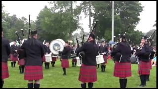 Toronto Police Pipe Band Georgetown 2010 [upl. by Alhak]