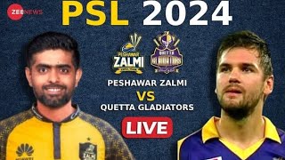 Peshawar zalmi vs Quetta gladiators  Live Score Psl 2024 [upl. by Andrel375]