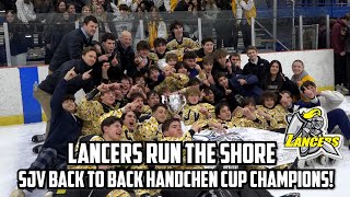 St John Vianney 2 RumsonFair Haven 1  Handchen Cup Final  Ice Hockey highlights [upl. by Elesig]