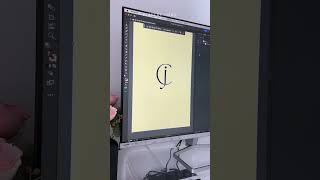 C amp I  Adobe Illustrator Logo Design 💫 logodesign designprocess adobeillustrator procreate [upl. by Juxon]