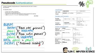 6 GCSE AQA Pseudocode Worked through examples [upl. by Lalad]