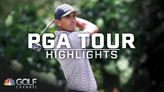 2024 Wyndham Championship Round 2  PGA Tour Highlights  Golf Channel [upl. by Hsemin]