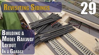 Building a Model Layout in the Garage  Part 29  Hidden Sidings Revisited [upl. by Nerol]