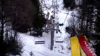 Ride Along Alpauris chairlift Alpe dHuez  Auris [upl. by Cyrilla]