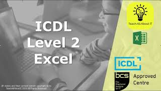 ICDL Level 2 Excel  Lesson 1  Data Formats [upl. by Eniamurt]