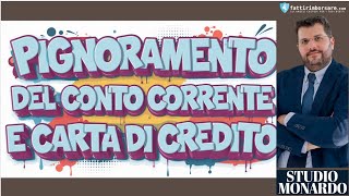 FattiRimborsarecom  Pignoramento del conto corrente e carta di credito [upl. by Nitsur94]