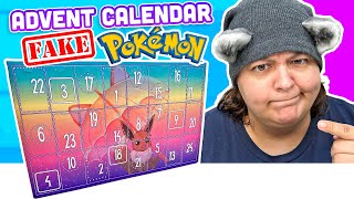 I Bought FAKE Pokemon Advent Calendar For 15 [upl. by Peggie]