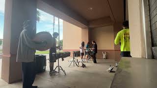 LHS Drum line sectionals 2024 Oct 21 [upl. by Claudius524]