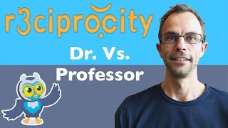 Do You Use Dr Or Professor For Someone With A PhD [upl. by Moht658]