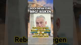 Rebellion gegen Brüssel Österreich und Ungarn verbünden sich politik [upl. by Karyl346]