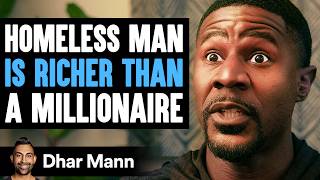 HOMELESS MAN Is Richer Than A MILLIONAIRE  Dhar Mann Studios [upl. by Ellehcirt]