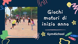 2 Giochi motori per iniziare lanno scolastico idee per la didattica delleducazione fisica [upl. by Astra658]