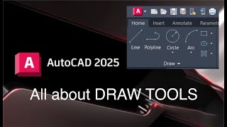 All About AutoCAD Drawing Tools [upl. by Madella]