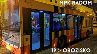 Solaris Urbino 10 III 887 MPK Radom  linia 19 [upl. by Kendry]