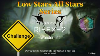 Arknights RIEX2 Challenge Mode Guide Low Stars All Stars [upl. by Trout]