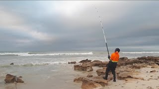 fishing false bay sharing is caring galjoen give away die strand loopers [upl. by Bork]