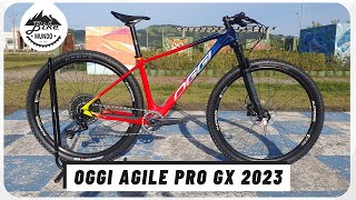 OGGI AGILE PRO GX 2023 REVIEW  BIKE MUNDO [upl. by Geaghan804]