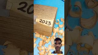 DIY Carpenters Calendar Bye 2023 Hello 2024 shorts diy woodworkinghandytips [upl. by Snowman438]