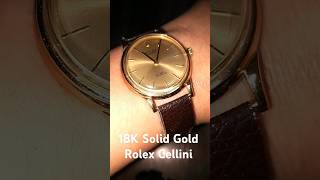 Vintage Rolex Cellini Cal 1601 18K Rose Gold [upl. by Buttaro]