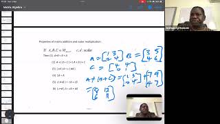 Introduction to Matrix Algebra Part 2 [upl. by Oner526]