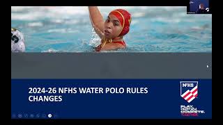 2024 NFHS Water Polo Rules Interpretation Meeting [upl. by Eurydice417]