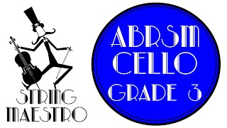 ABRSM Cello Grade 3 List A Musette BWV Anh II 126 [upl. by Funda]